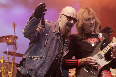  Rob Halford i Richie Faulkner z Judas Priest 