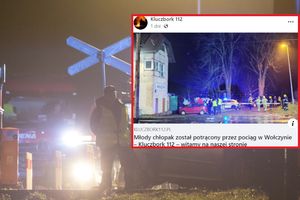 Wypadek na torach w Wołczynie