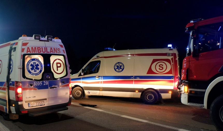 Wypadek Mszana Dolna