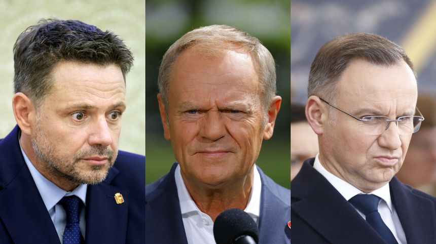 Rafał Trzaskowski, Donald Tusk, Andrzej Duda