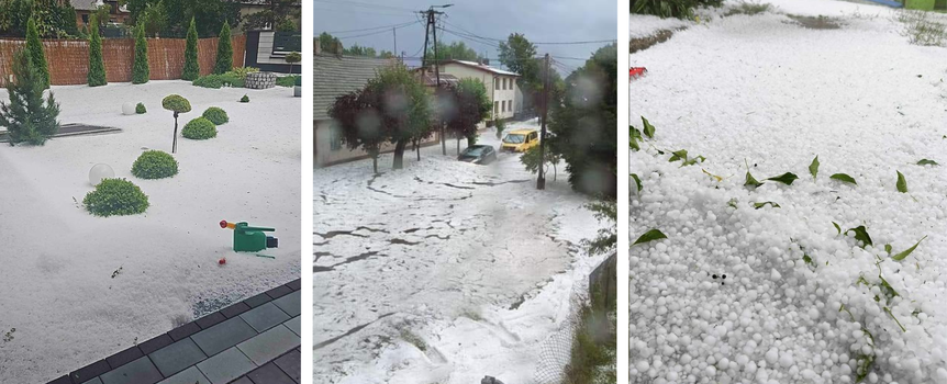 Gradobicie nad Polską