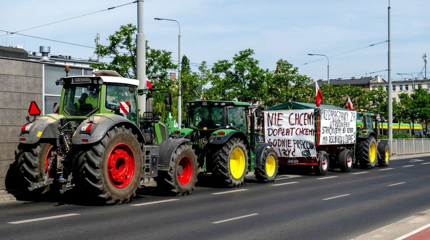 Rolnicy protestują w Poznaniu - zdj. ilustracyjne