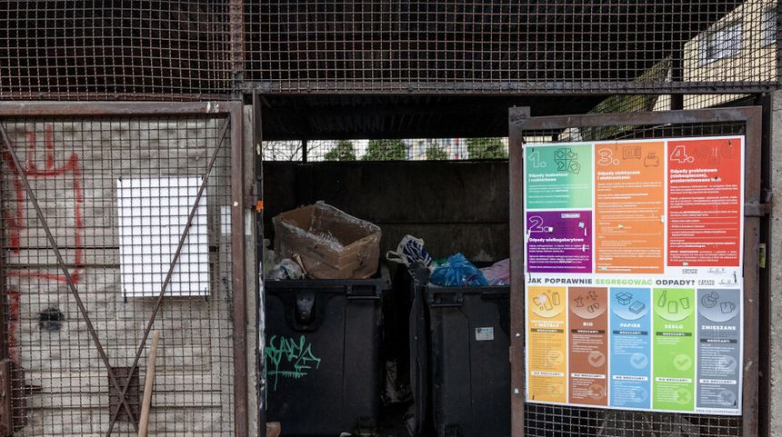 Zwłoki noworodka wyrzucone do śmieci