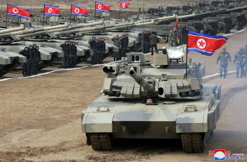 Kim Dzong Un w nowym modelu czołgu