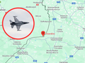 Mapa i myśliwiec