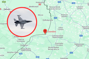 Mapa i myśliwiec
