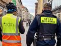 Wspólny patrol strażnika miejskiego i pracownika ZDM