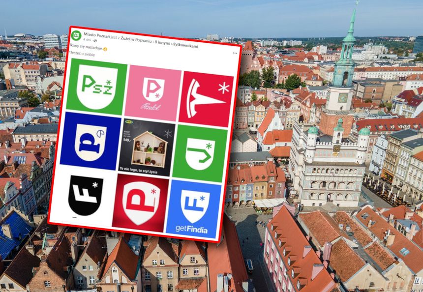 Stare Miasto w Poznaniu i przeróbki logo