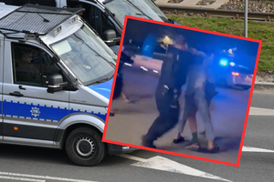 Bójka z policjantami na Bulwarach Wiślanych