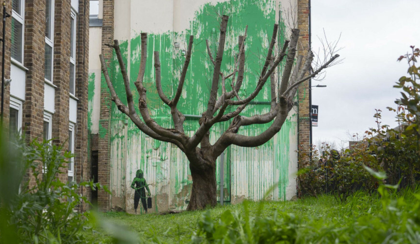 Nowy mural Banksy'ego