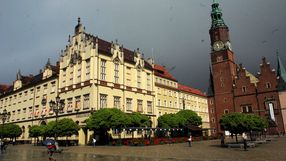 DESZCZ WE WROCŁAWIU