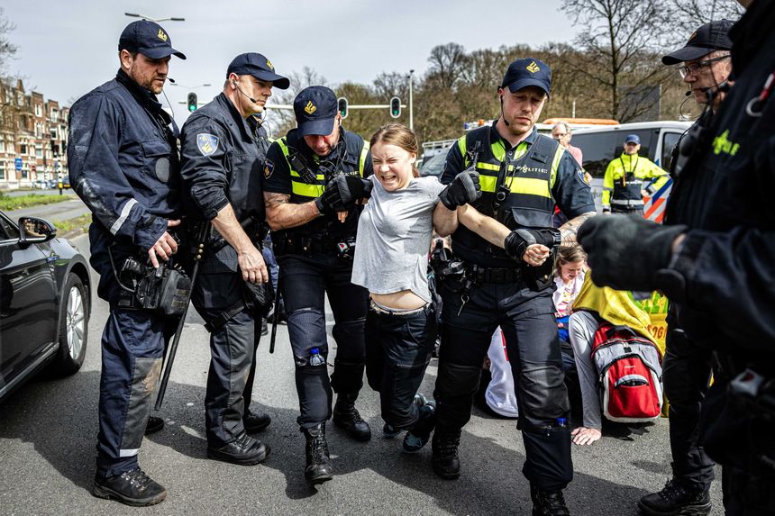 Greta Thunberg zatrzymana