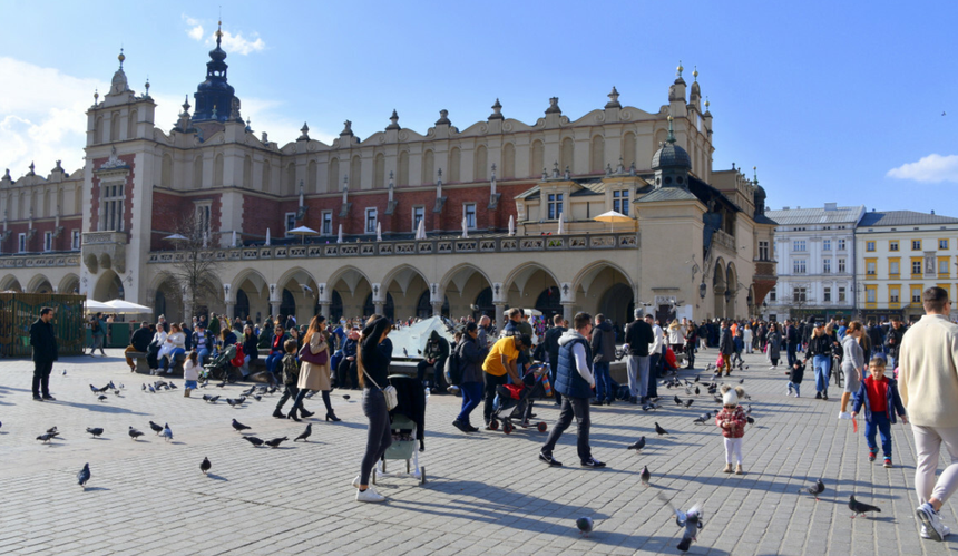 Rynek Kraków widok 