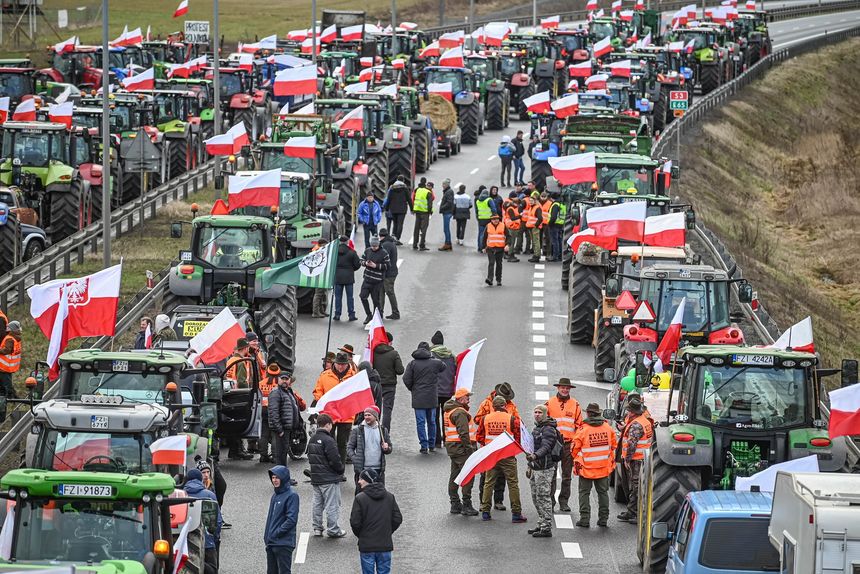 protest rolników