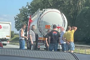 ciężarówki na A2
