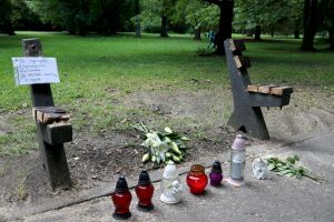 miejsce tragedii w parku Praskim