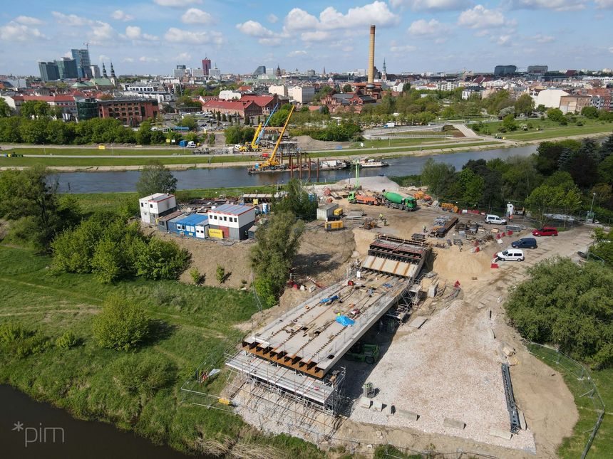 Budowa mostów Berdychowskich w Poznaniu