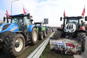 Ciągniki na proteście