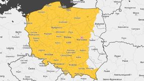 Mapa ostrzeżeń IMGW