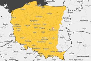 Mapa ostrzeżeń IMGW