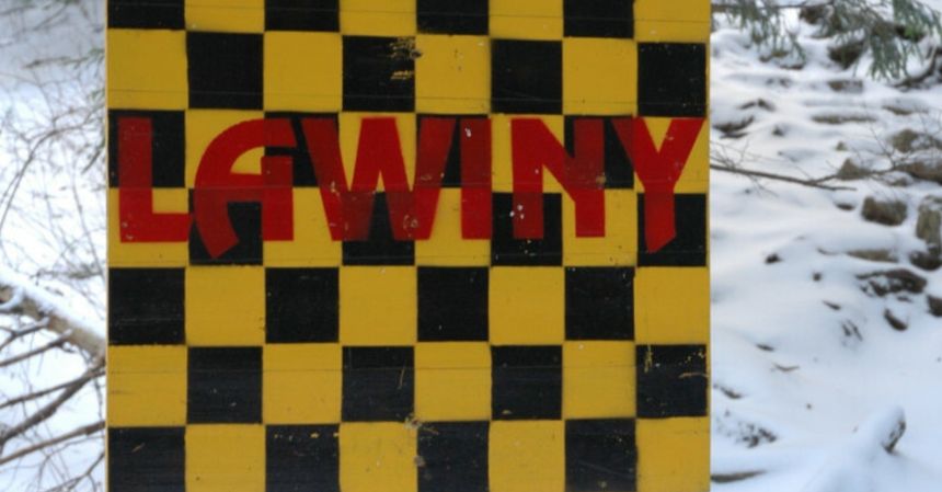Ostrzeżenie przed lawinami