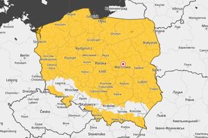 Mapa alertów IMGW