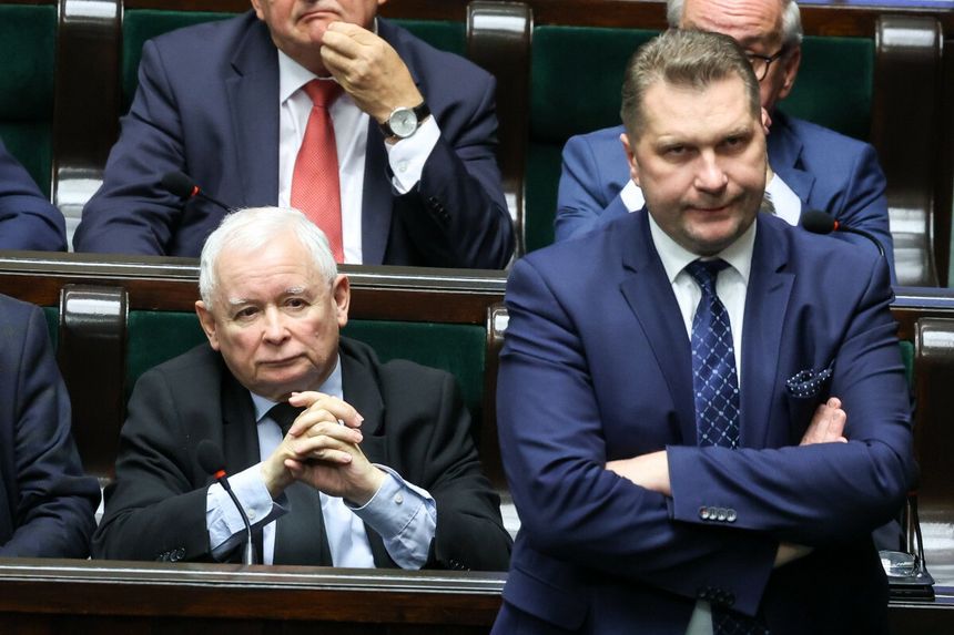 Jarosław Kaczyński i Przemysław Czarnek
