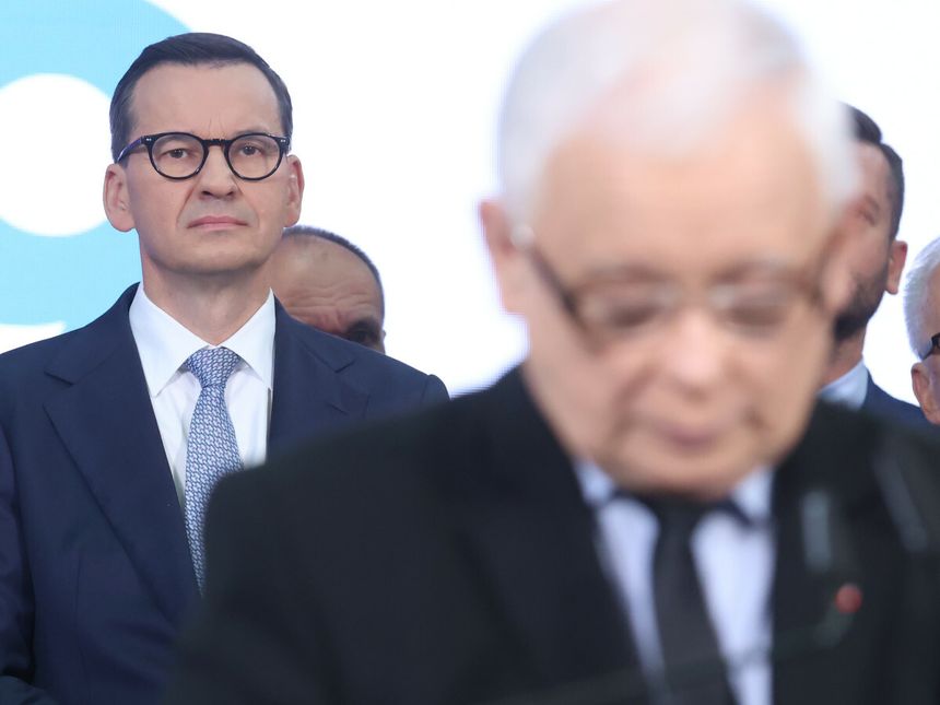 Mateusz Morawiecki i Jarosław Kaczyński