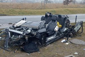 Wypadek na S8 w Mszczonowie