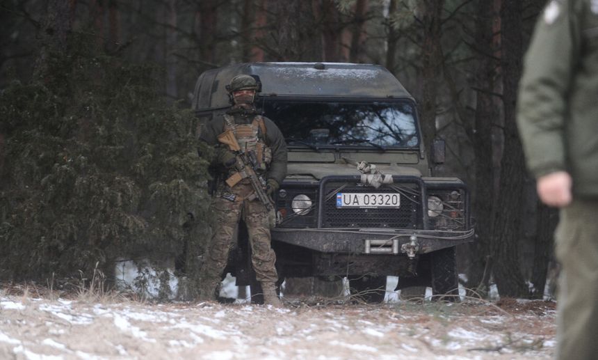 Bójka żołnierzy przy granicy z Białorusią