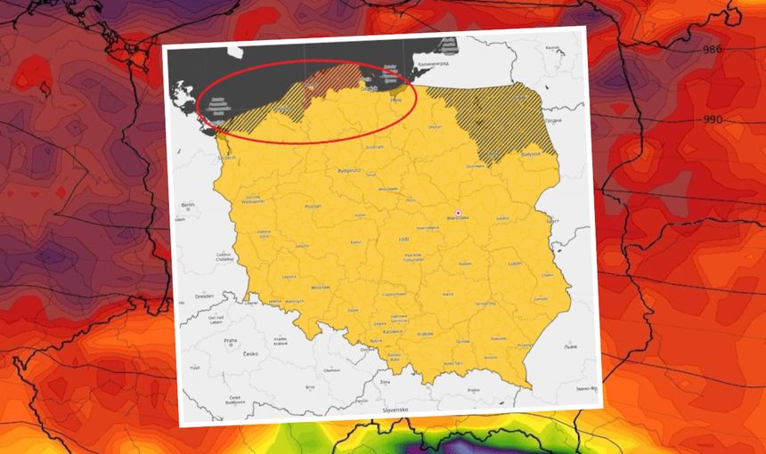 cała Polska w alertach