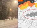 Burza śnieżna w Warszawie