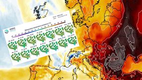 Mapa - anomalie temperatury