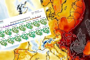 Mapa - anomalie temperatury