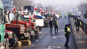 Protest rolników w Warszawie