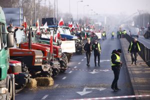 Protest rolników w Warszawie