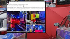 Wypadek w centrum Warszawy