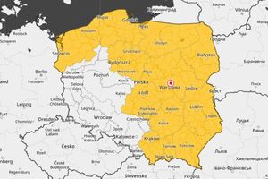 Mapa ostrzeżeń pogodowych