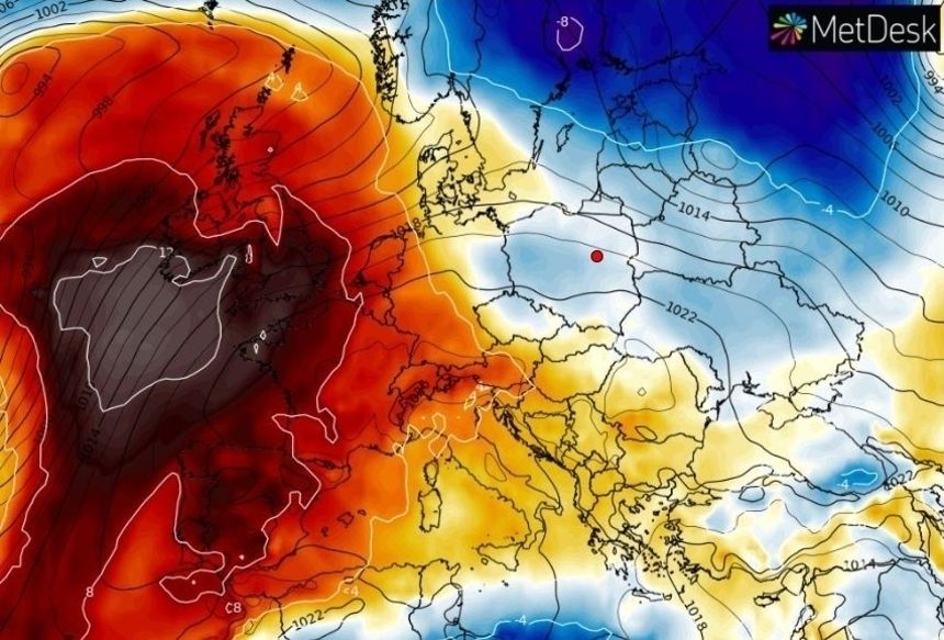 Mapa temperatury