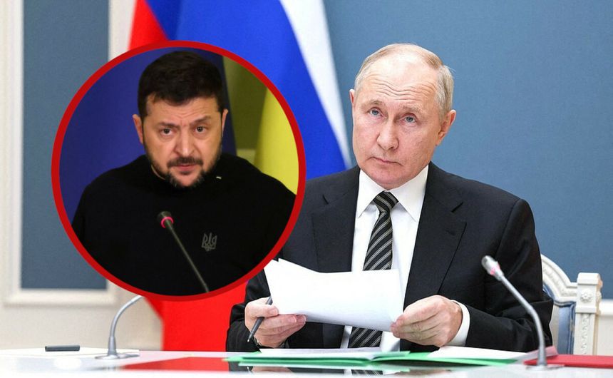 Wołodymyr Zełenski, Władimir Putin