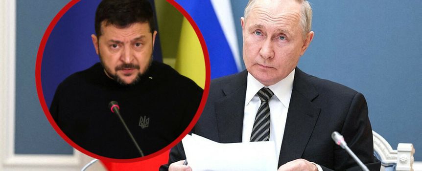 Wołodymyr Zełenski, Władimir Putin