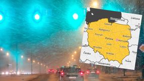 Deszcz ze śniegiem