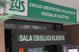 wejście do ZUS