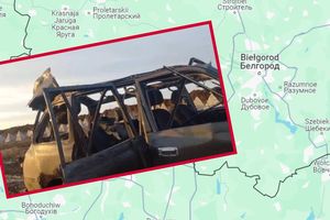 Rosja. Dron uderzył w auto