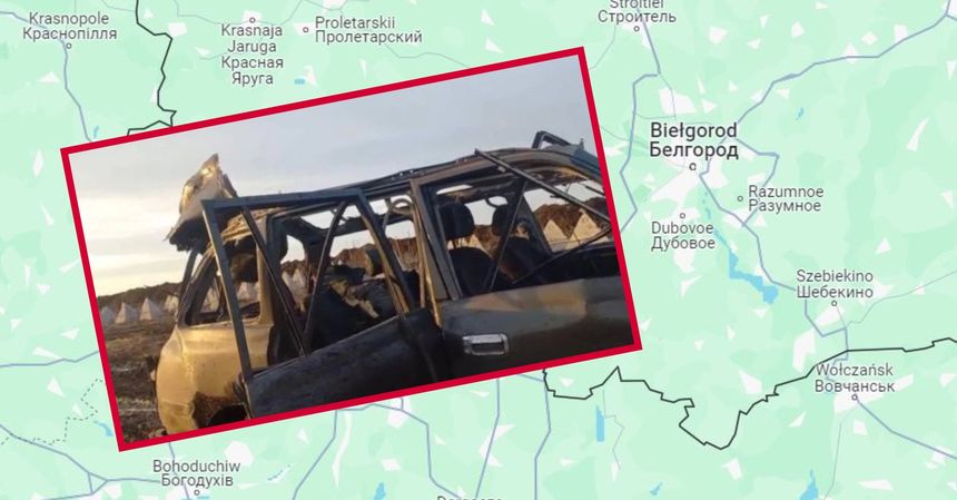 Rosja. Dron uderzył w auto