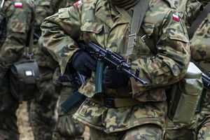 Żołnierz podczas ćwiczeń