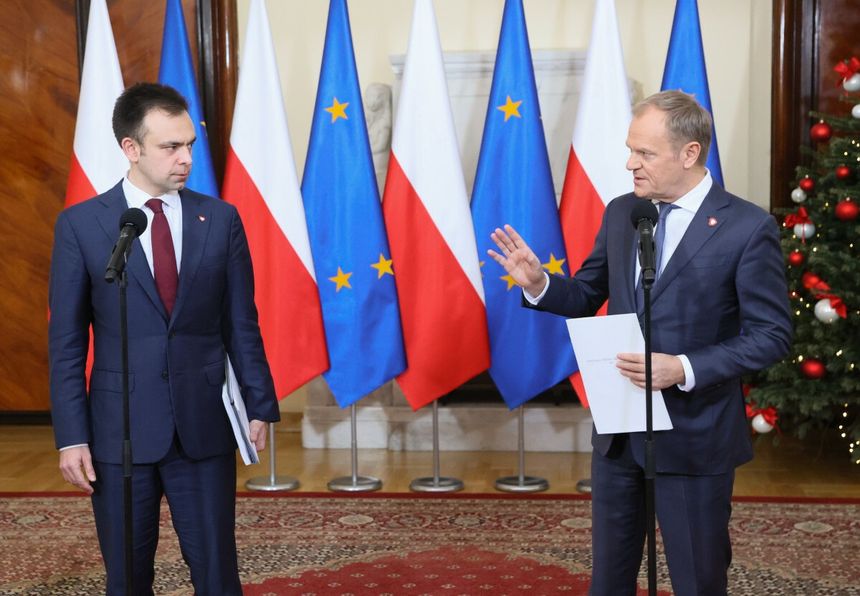 Andrzej Domański i Donald Tusk