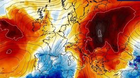Anomalia temperatury w Europie według modelu GFS - prognoza na środę