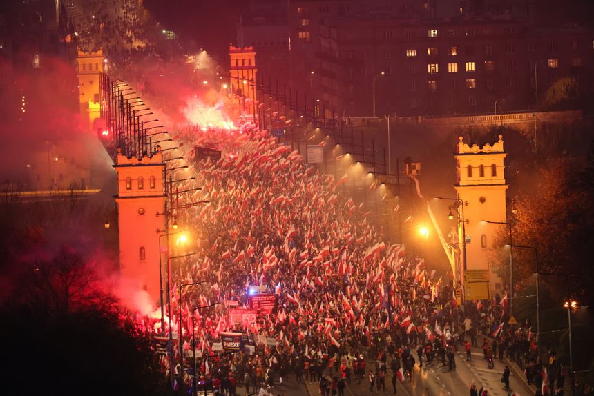 Frekwencja na Marszu Niepodległości