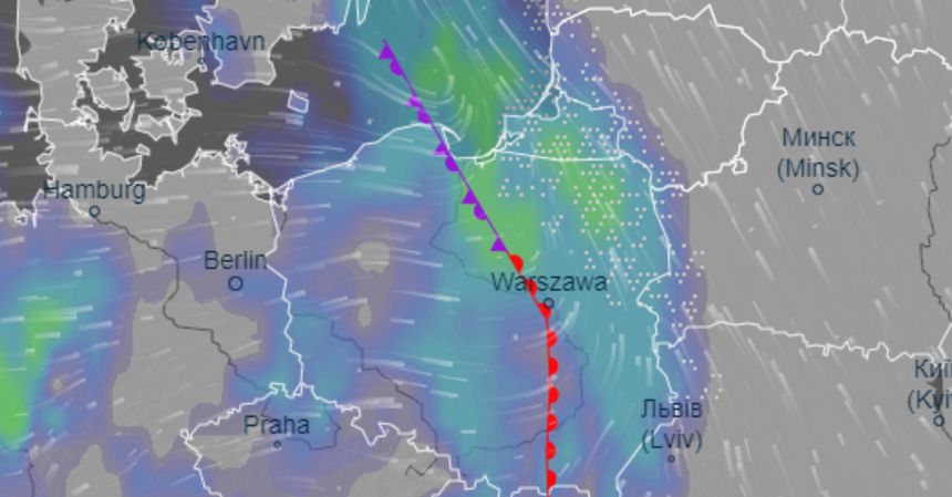 Mapa opadów